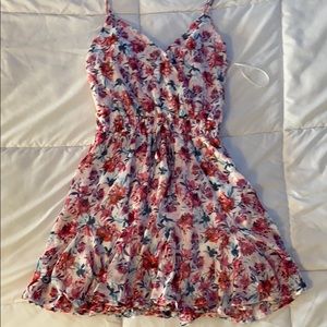 Francesca’s Floral Patterned A-Line Dress